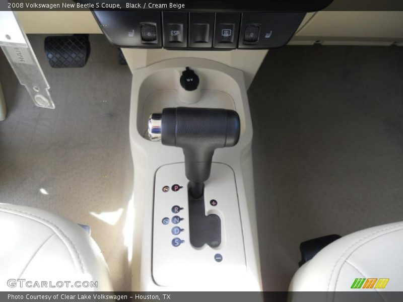  2008 New Beetle S Coupe 6 Speed Tiptronic Automatic Shifter
