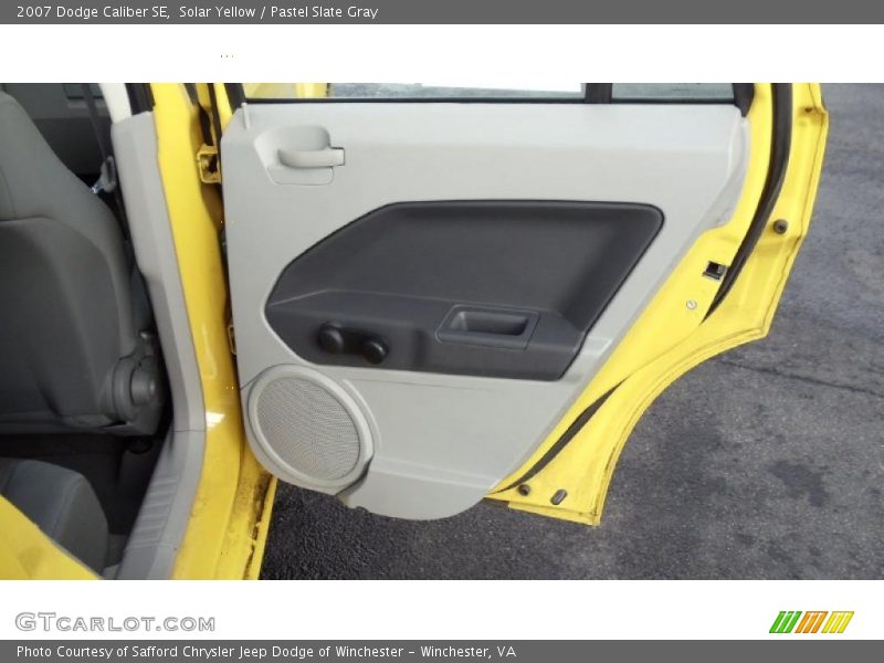 Solar Yellow / Pastel Slate Gray 2007 Dodge Caliber SE