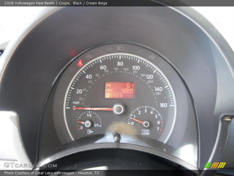  2008 New Beetle S Coupe S Coupe Gauges