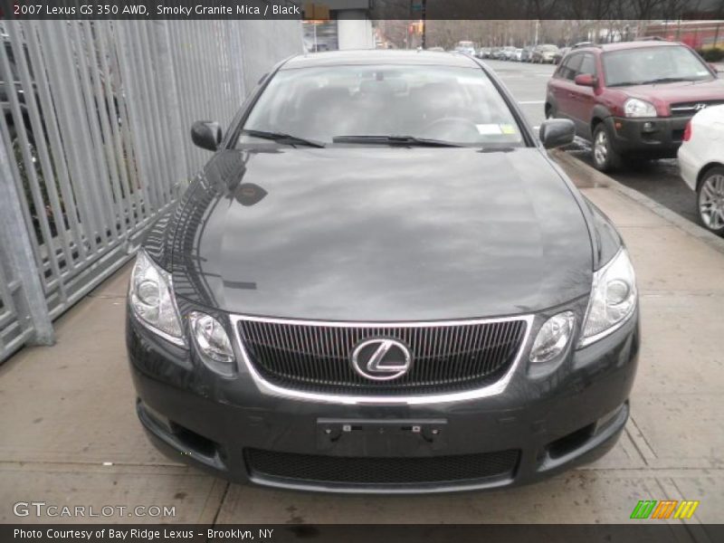 Smoky Granite Mica / Black 2007 Lexus GS 350 AWD