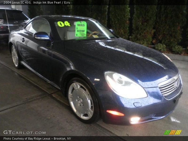 Indigo Ink Blue Pearl / Ecru 2004 Lexus SC 430