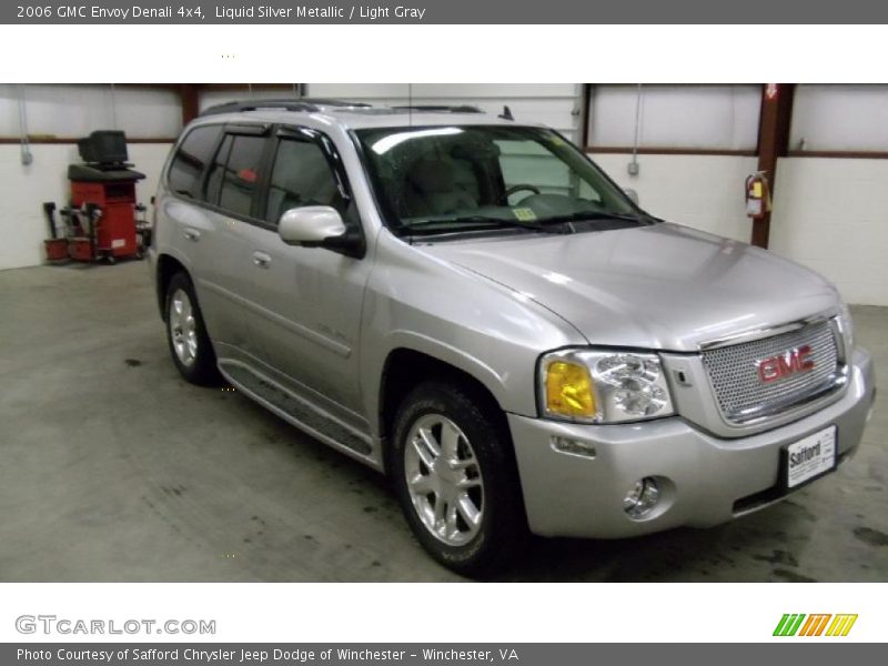Liquid Silver Metallic / Light Gray 2006 GMC Envoy Denali 4x4