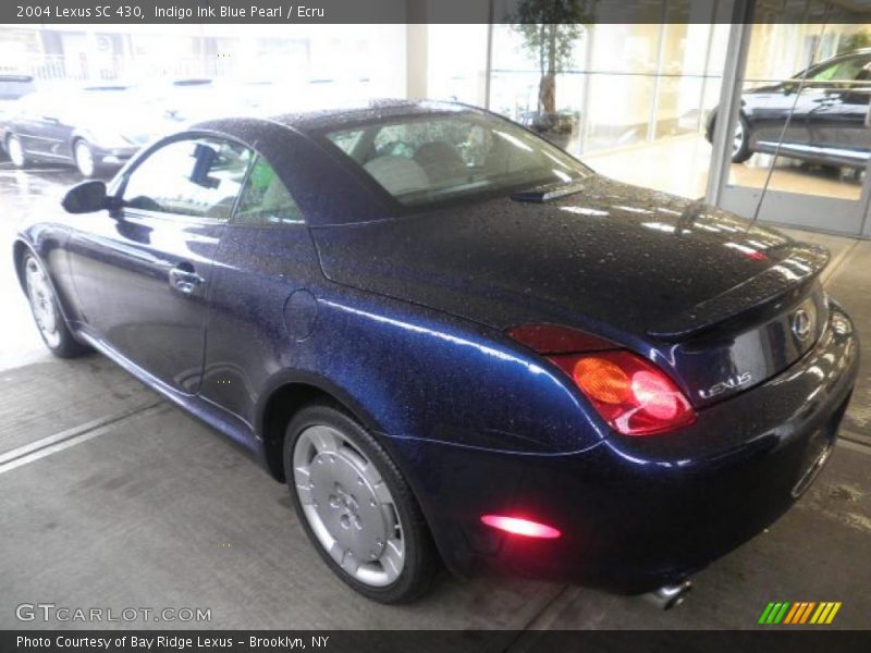 Indigo Ink Blue Pearl / Ecru 2004 Lexus SC 430
