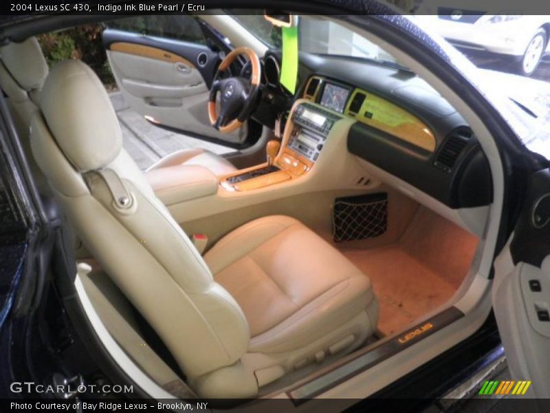 Indigo Ink Blue Pearl / Ecru 2004 Lexus SC 430