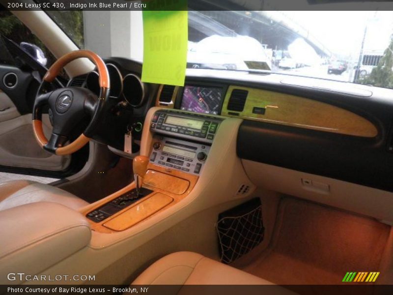 Indigo Ink Blue Pearl / Ecru 2004 Lexus SC 430