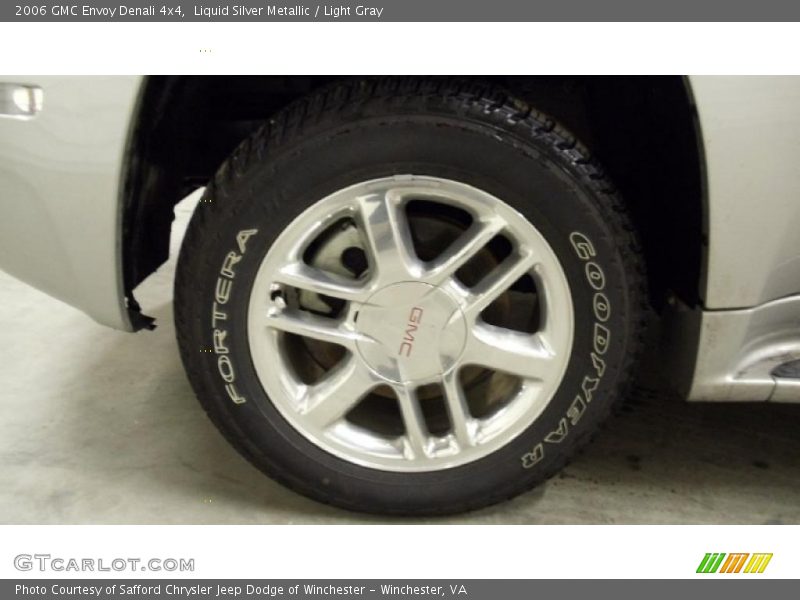 Liquid Silver Metallic / Light Gray 2006 GMC Envoy Denali 4x4