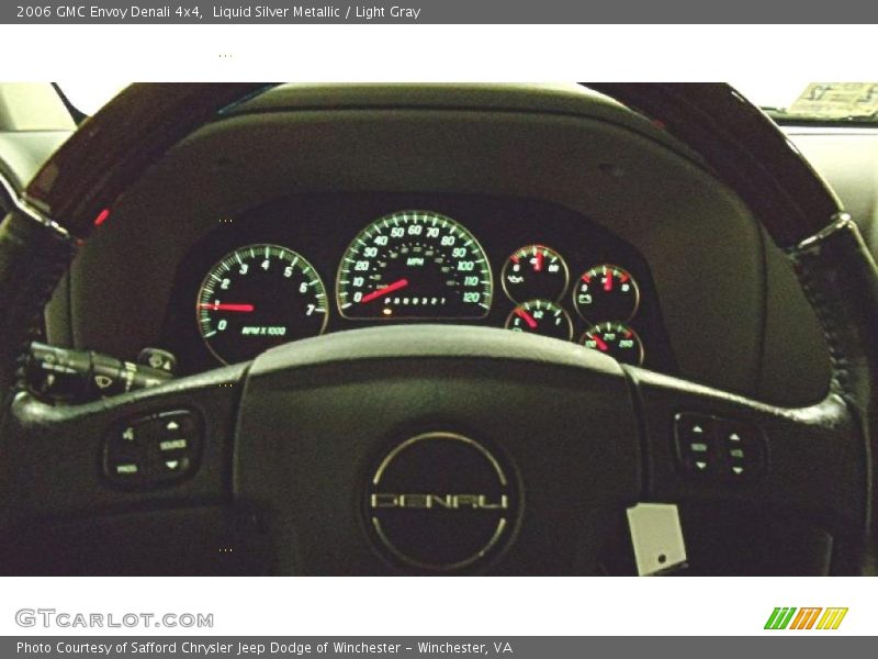 Liquid Silver Metallic / Light Gray 2006 GMC Envoy Denali 4x4