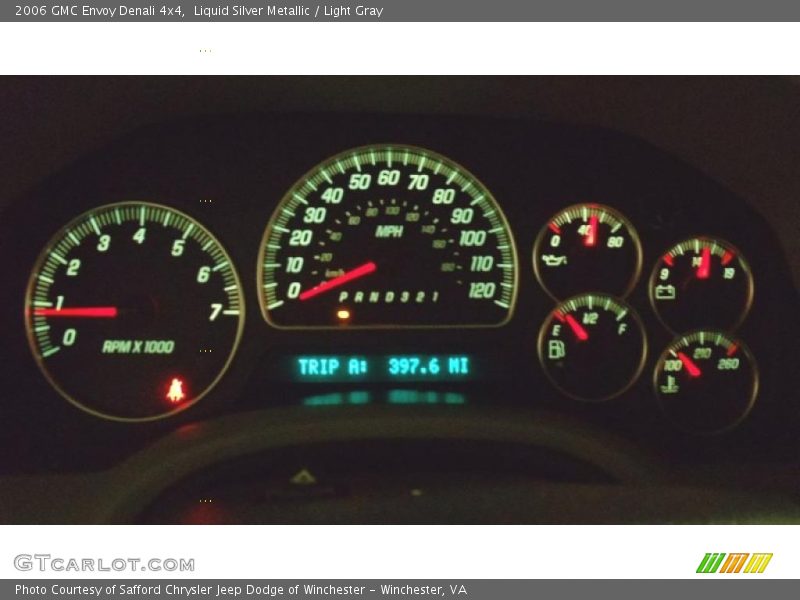 Liquid Silver Metallic / Light Gray 2006 GMC Envoy Denali 4x4