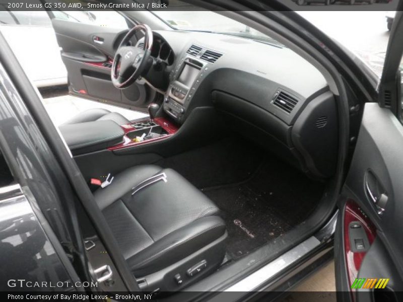 Smoky Granite Mica / Black 2007 Lexus GS 350 AWD