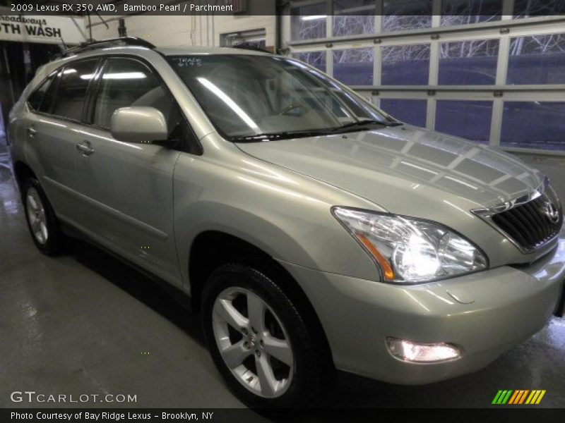 Bamboo Pearl / Parchment 2009 Lexus RX 350 AWD