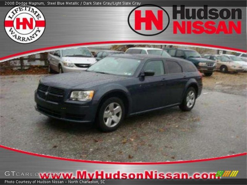 Steel Blue Metallic / Dark Slate Gray/Light Slate Gray 2008 Dodge Magnum