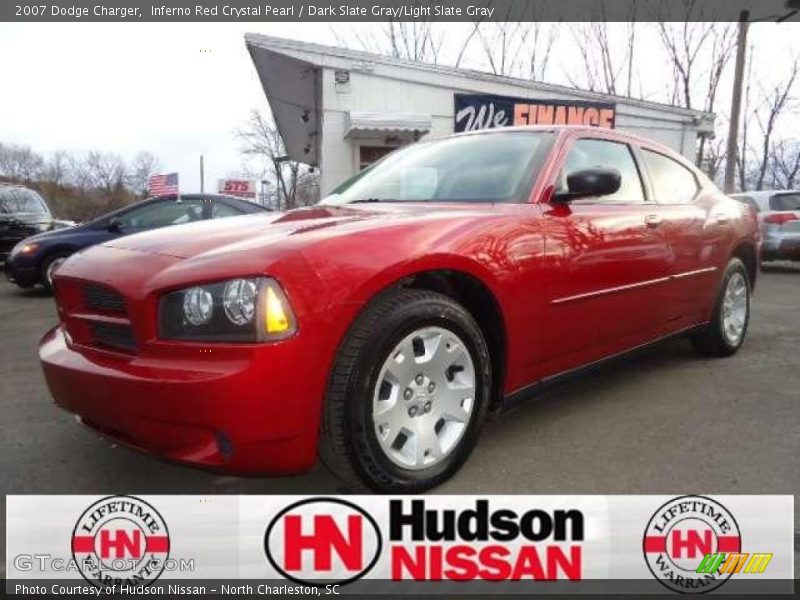 Inferno Red Crystal Pearl / Dark Slate Gray/Light Slate Gray 2007 Dodge Charger