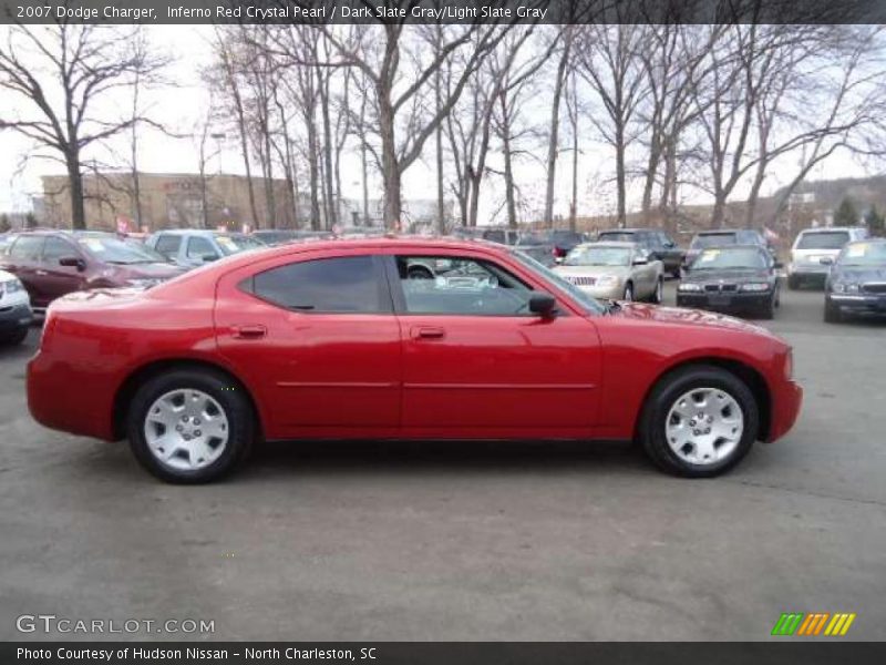 Inferno Red Crystal Pearl / Dark Slate Gray/Light Slate Gray 2007 Dodge Charger