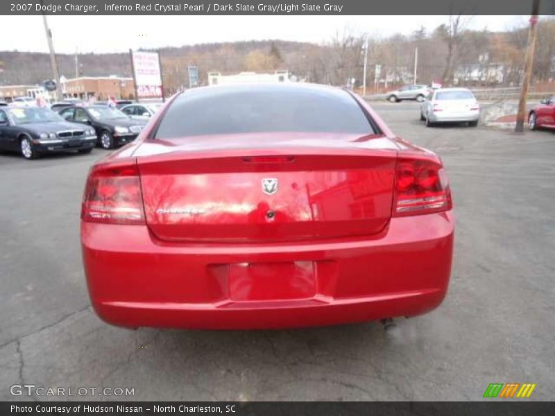 Inferno Red Crystal Pearl / Dark Slate Gray/Light Slate Gray 2007 Dodge Charger