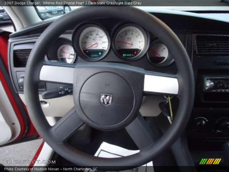 Inferno Red Crystal Pearl / Dark Slate Gray/Light Slate Gray 2007 Dodge Charger