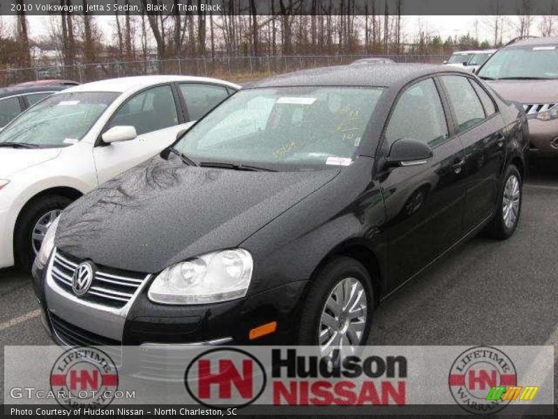 Black / Titan Black 2010 Volkswagen Jetta S Sedan