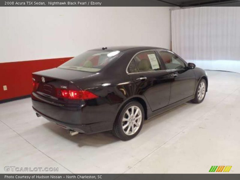Nighthawk Black Pearl / Ebony 2008 Acura TSX Sedan