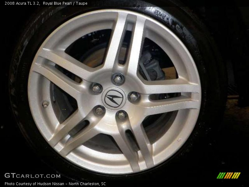 Royal Blue Pearl / Taupe 2008 Acura TL 3.2