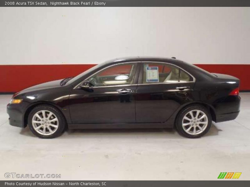 Nighthawk Black Pearl / Ebony 2008 Acura TSX Sedan