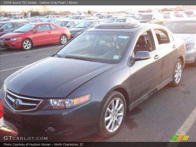 Carbon Gray Pearl / Ebony 2008 Acura TSX Sedan