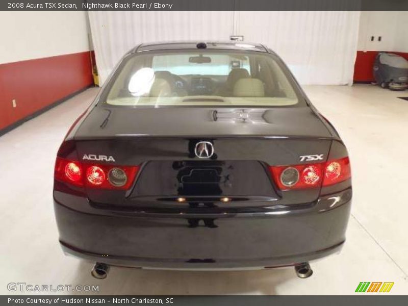 Nighthawk Black Pearl / Ebony 2008 Acura TSX Sedan