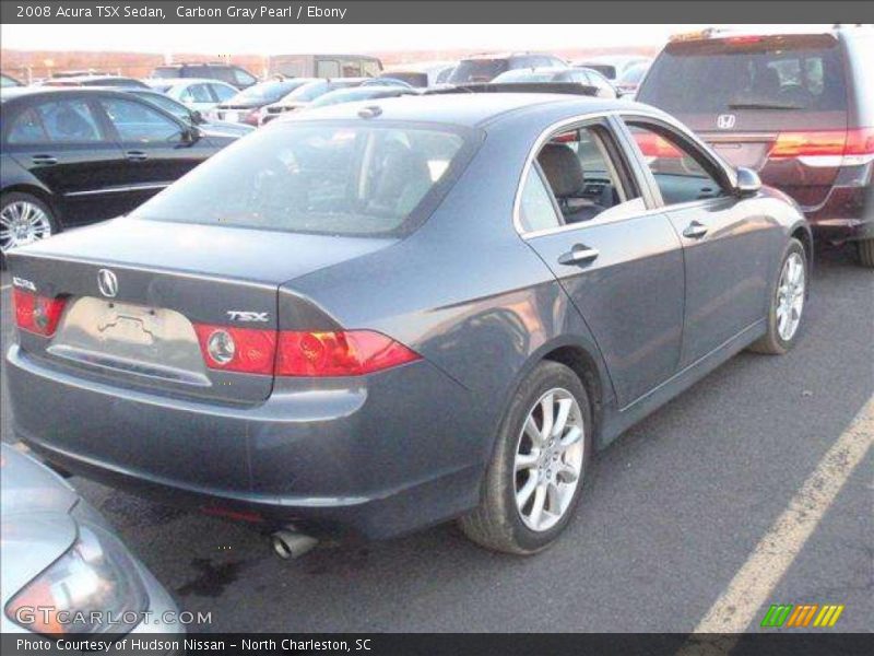 Carbon Gray Pearl / Ebony 2008 Acura TSX Sedan