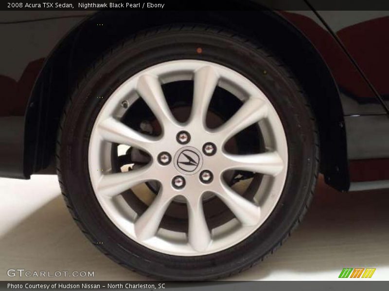 Nighthawk Black Pearl / Ebony 2008 Acura TSX Sedan