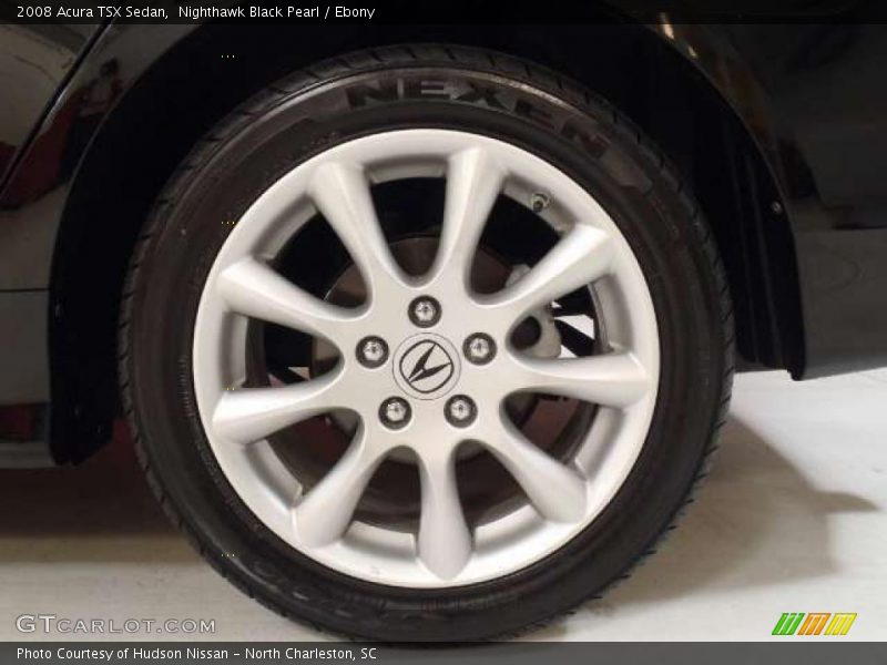 Nighthawk Black Pearl / Ebony 2008 Acura TSX Sedan