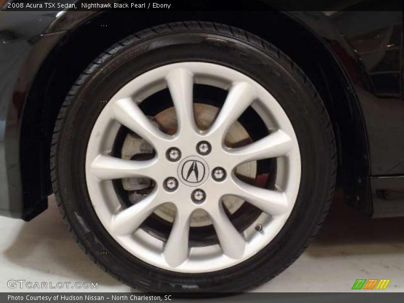 Nighthawk Black Pearl / Ebony 2008 Acura TSX Sedan