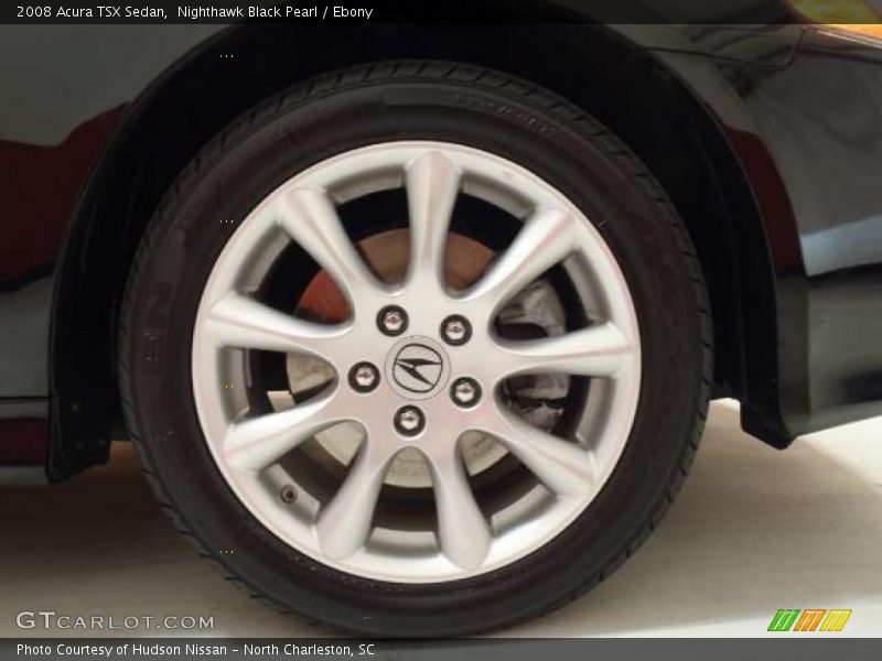 Nighthawk Black Pearl / Ebony 2008 Acura TSX Sedan
