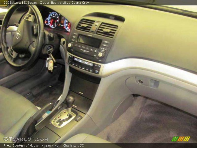 Glacier Blue Metallic / Quartz Gray 2008 Acura TSX Sedan