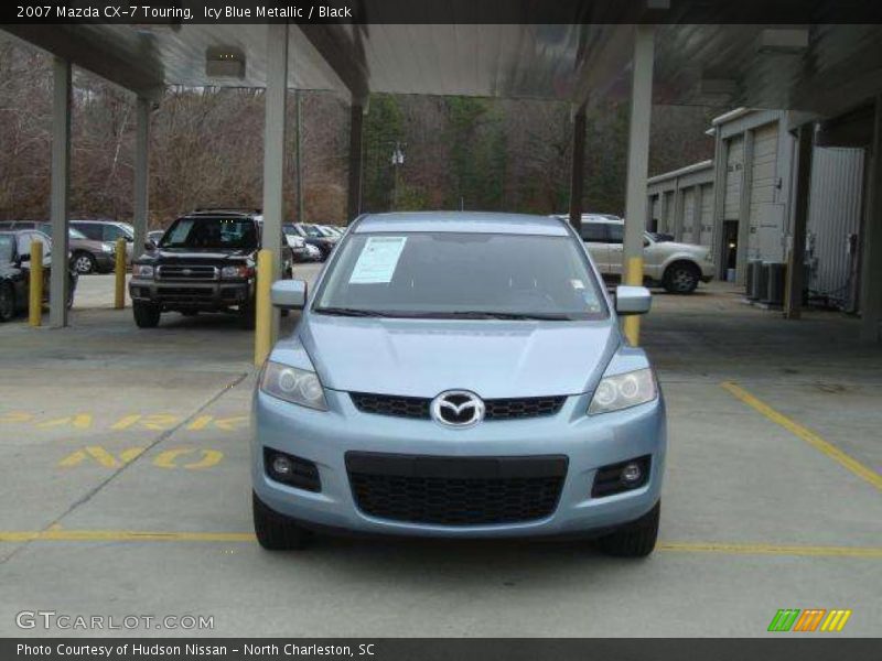 Icy Blue Metallic / Black 2007 Mazda CX-7 Touring