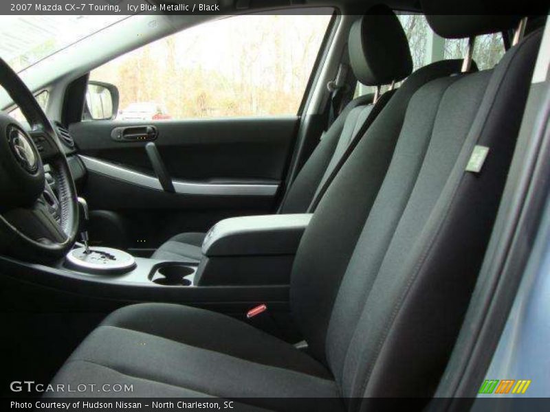 Icy Blue Metallic / Black 2007 Mazda CX-7 Touring