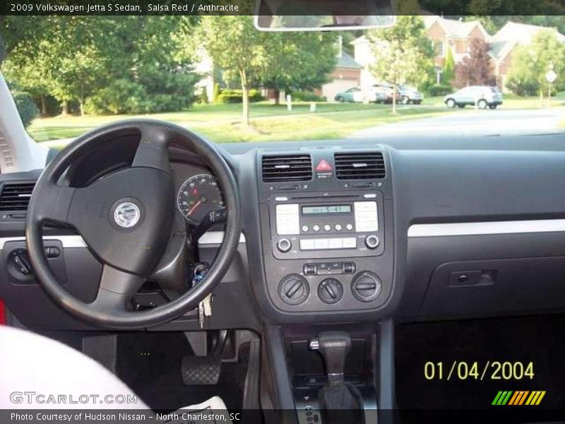 Salsa Red / Anthracite 2009 Volkswagen Jetta S Sedan