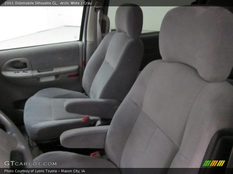 Arctic White / Gray 2001 Oldsmobile Silhouette GL
