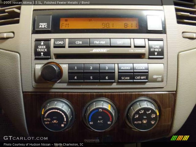Polished Pewter Metallic / Blond 2006 Nissan Altima 3.5 SL