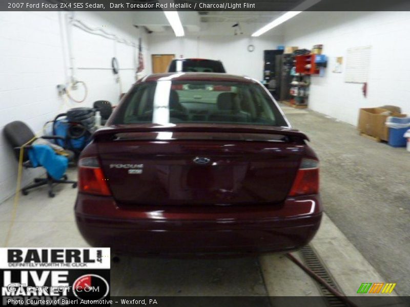 Dark Toreador Red Metallic / Charcoal/Light Flint 2007 Ford Focus ZX4 SES Sedan