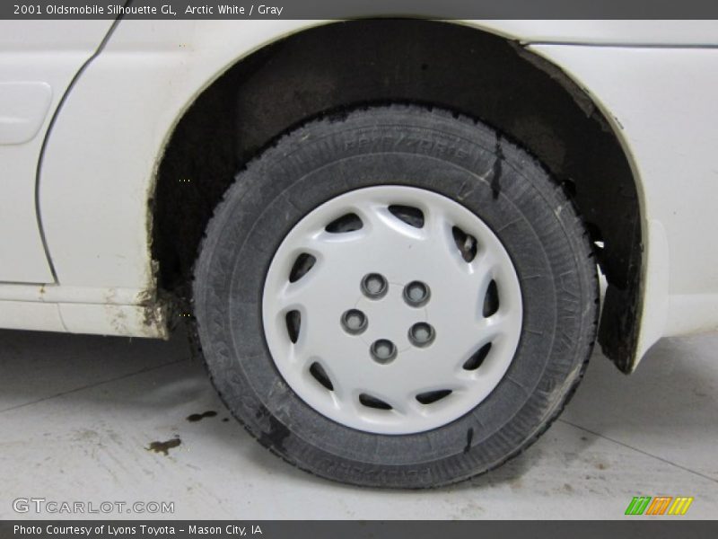 Arctic White / Gray 2001 Oldsmobile Silhouette GL