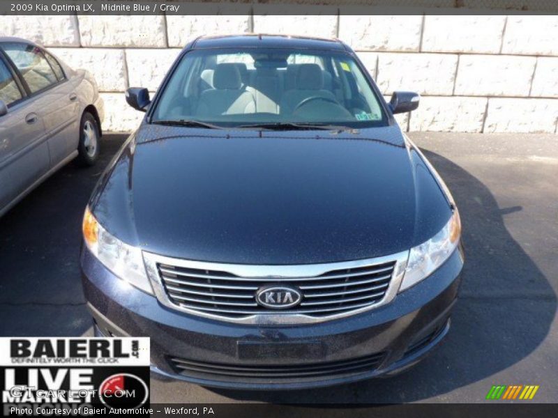 Midnite Blue / Gray 2009 Kia Optima LX