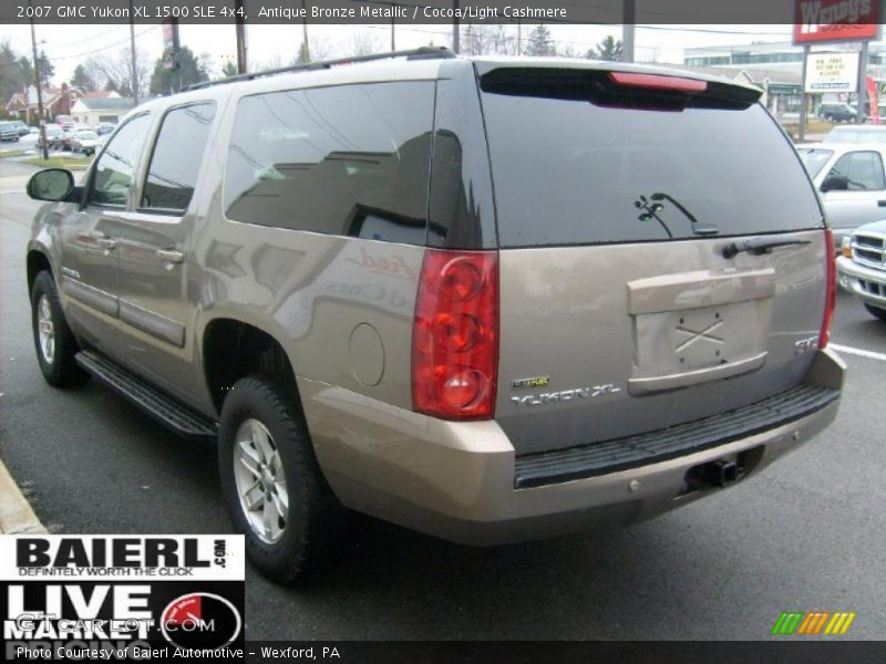 Antique Bronze Metallic / Cocoa/Light Cashmere 2007 GMC Yukon XL 1500 SLE 4x4