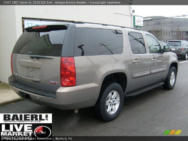 Antique Bronze Metallic / Cocoa/Light Cashmere 2007 GMC Yukon XL 1500 SLE 4x4