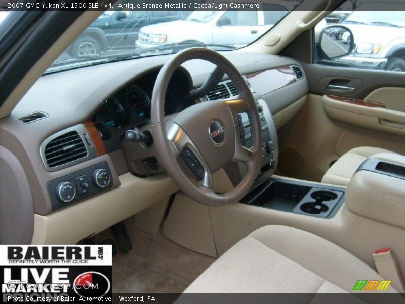 Antique Bronze Metallic / Cocoa/Light Cashmere 2007 GMC Yukon XL 1500 SLE 4x4
