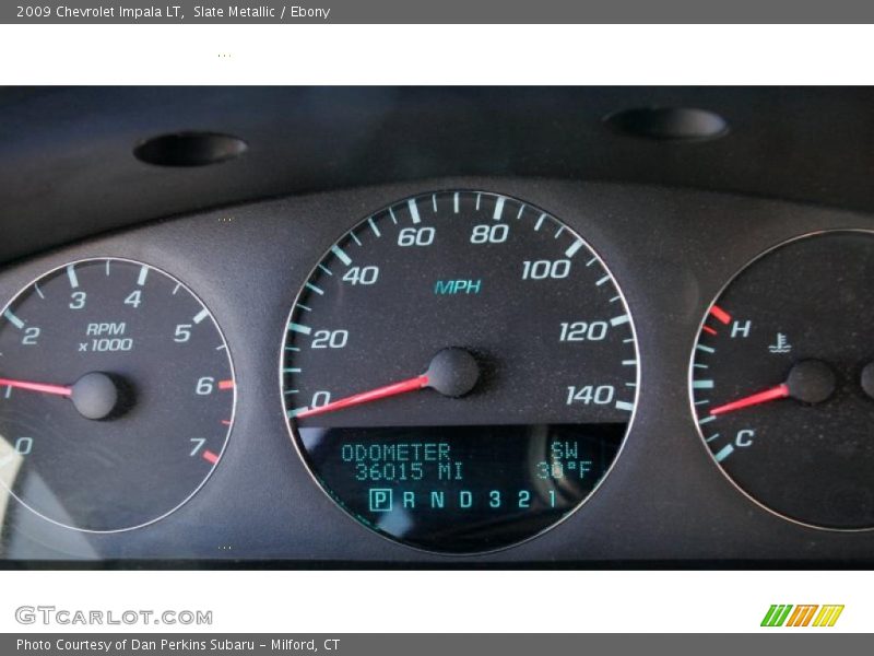 Slate Metallic / Ebony 2009 Chevrolet Impala LT