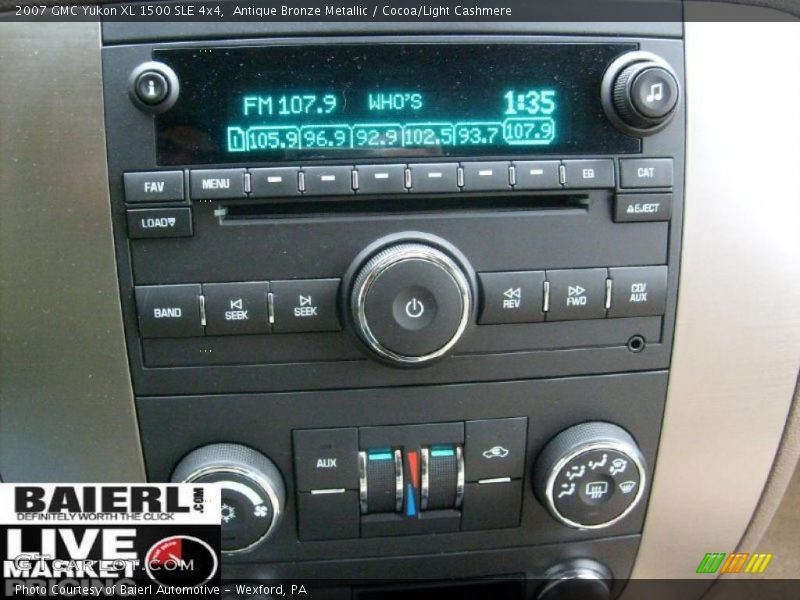 Antique Bronze Metallic / Cocoa/Light Cashmere 2007 GMC Yukon XL 1500 SLE 4x4