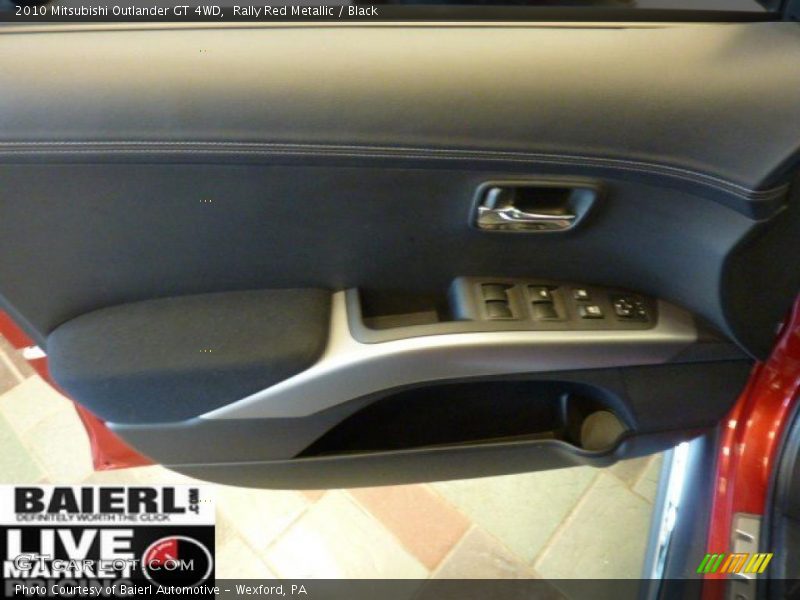 Rally Red Metallic / Black 2010 Mitsubishi Outlander GT 4WD