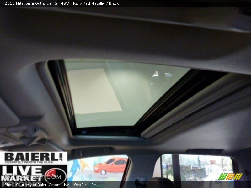 Rally Red Metallic / Black 2010 Mitsubishi Outlander GT 4WD