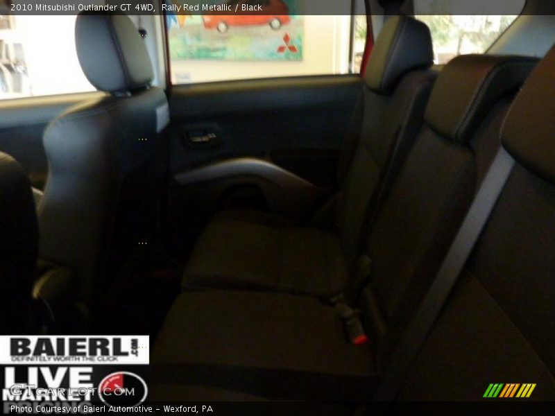 Rally Red Metallic / Black 2010 Mitsubishi Outlander GT 4WD