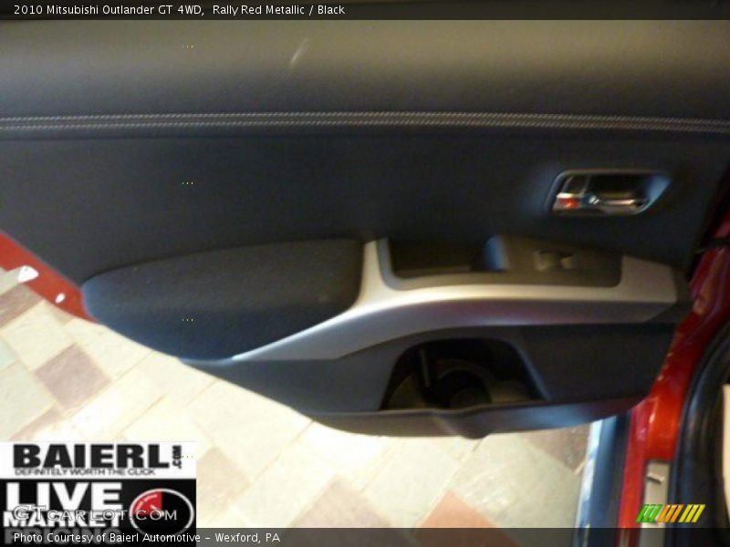 Rally Red Metallic / Black 2010 Mitsubishi Outlander GT 4WD