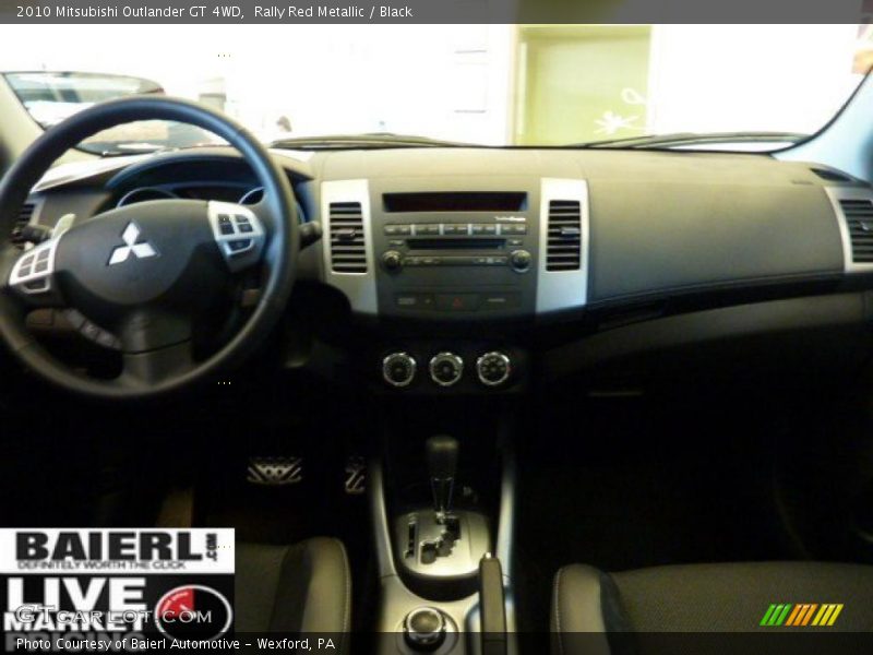 Rally Red Metallic / Black 2010 Mitsubishi Outlander GT 4WD