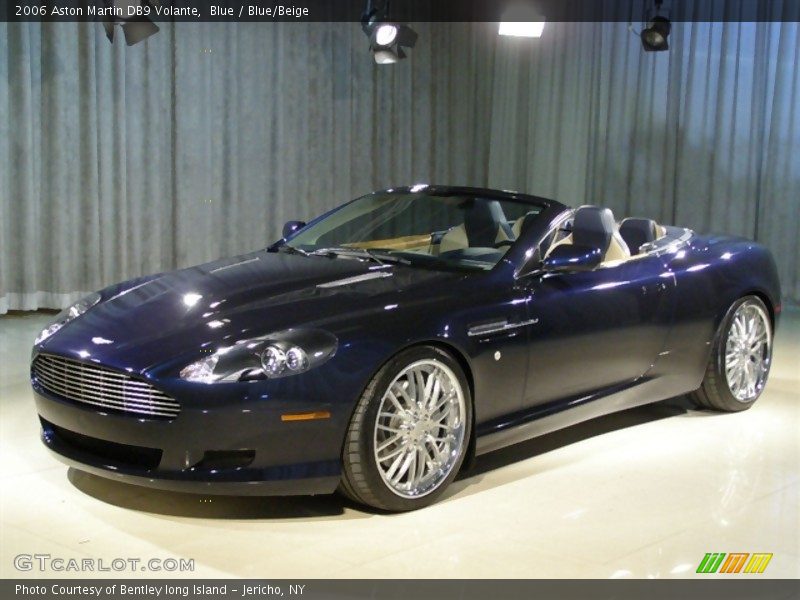 Blue / Blue/Beige 2006 Aston Martin DB9 Volante